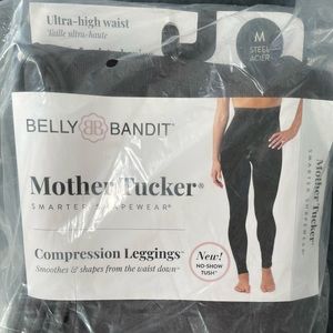 Belly Bandit Mother Tucker Ultra-High Waist Compression Leggings - Steel Grey